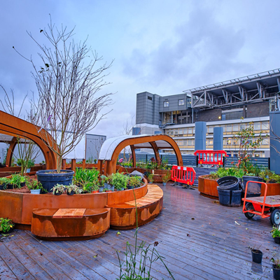 Critical Care Unit Rooftop Garden